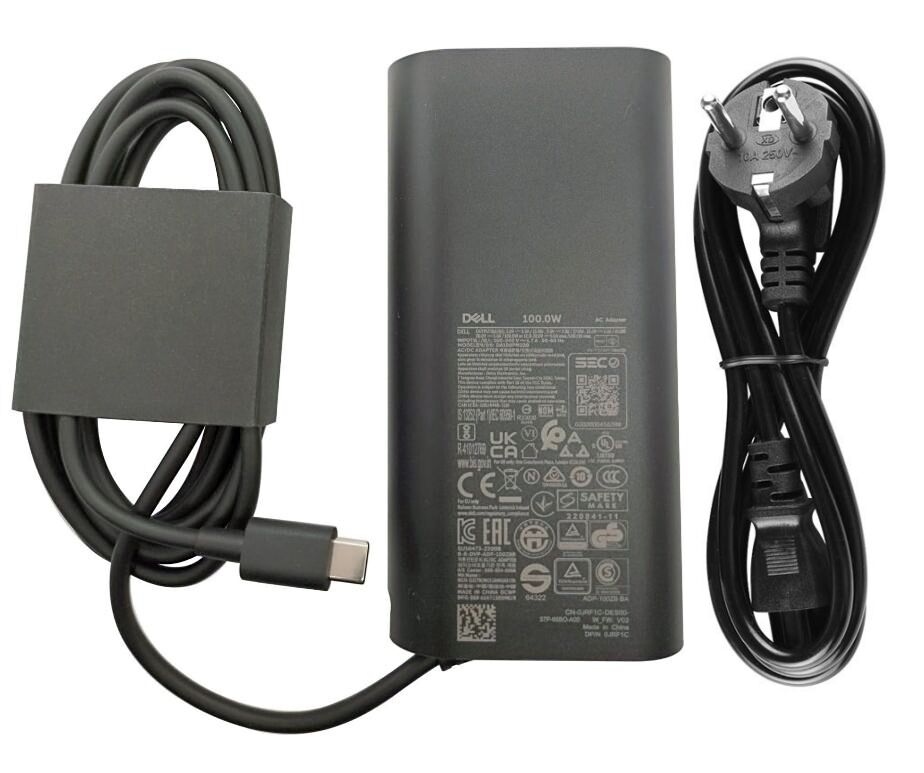 Originale 100W Type-C Dell 450-BBNN Alimentatore Adattatore + Cavo