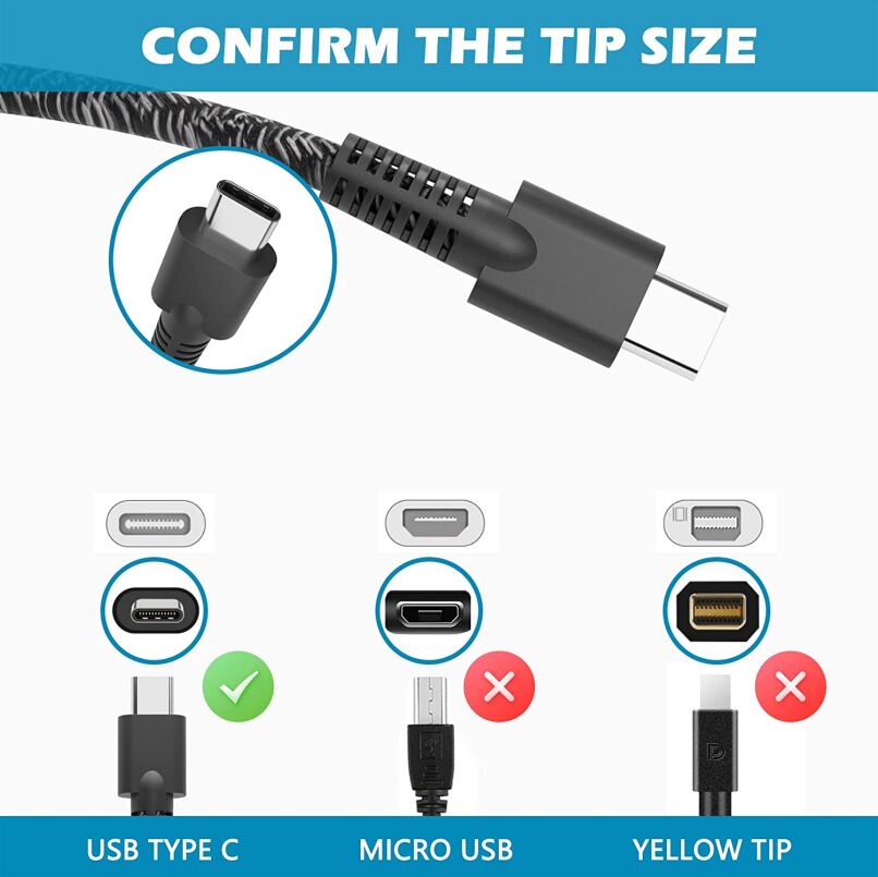 Originale 110W USB-C HP Dragonfly G3 7C8A7US Alimentatore Adattatore + Cavo Originale 110W USB-C HP Dragonfly G3 7C8A7US Alimentatore Adattatore + Cavo