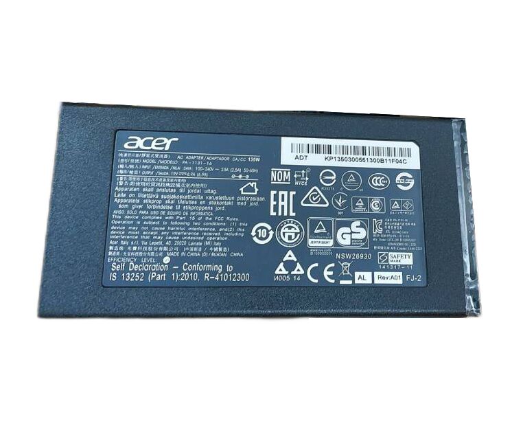 Originale 135W Acer Aspire 5 A517-51GP-80LB Alimentatore Adattatore + Cavo Originale 135W Acer Aspire 5 A517-51GP-80LB Alimentatore Adattatore + Cavo