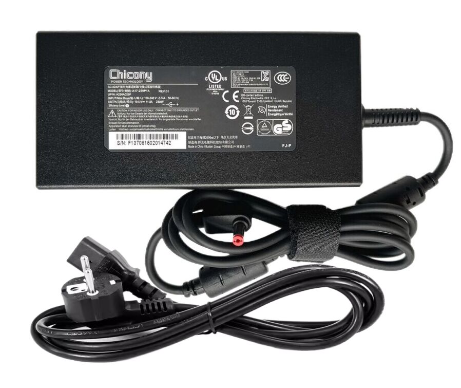 Originale 19.5V 11.8A 230W 230W Acer ConceptD 7 CN715-72P Alimentatore Adattatore + Cavo