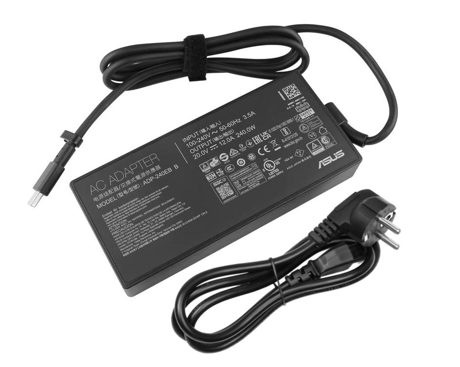 Originale 240W 20V 12A Asus Rectangle Conn Alimentatore Adattatore + Cavo