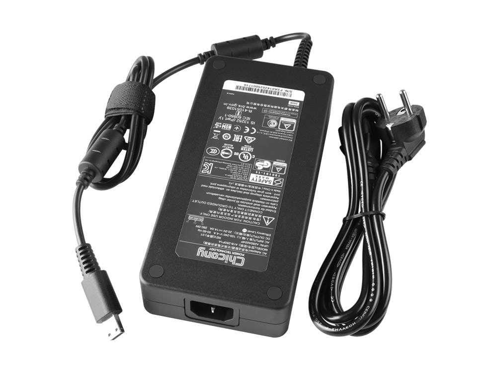 Originale 20V 14A 280W Barebone PD50SND(-G) Alimentatore Adattatore + Cavo