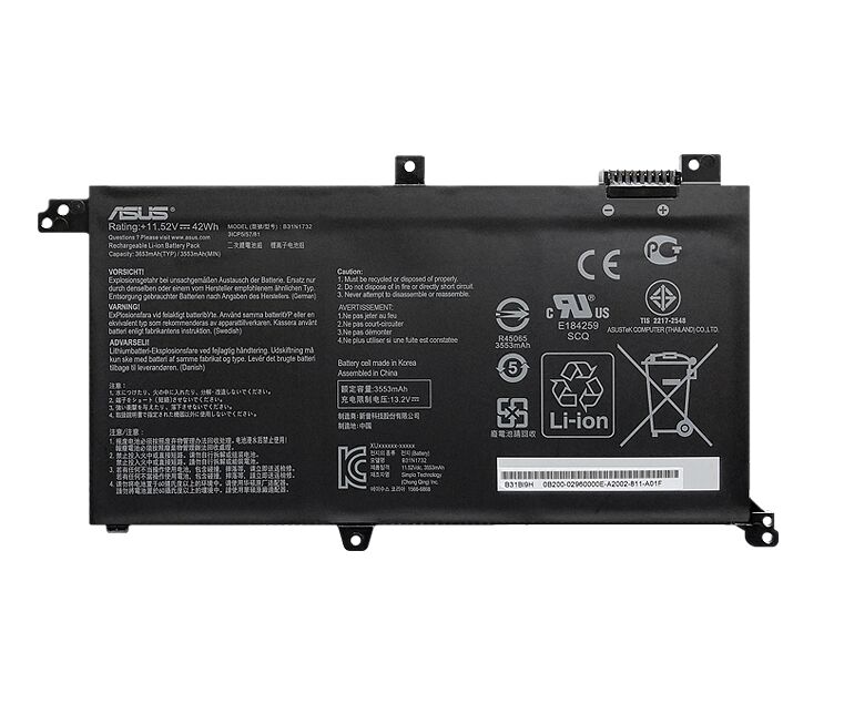 Originale 3653mAh 42Wh Batteria Asus 0B200-02960000