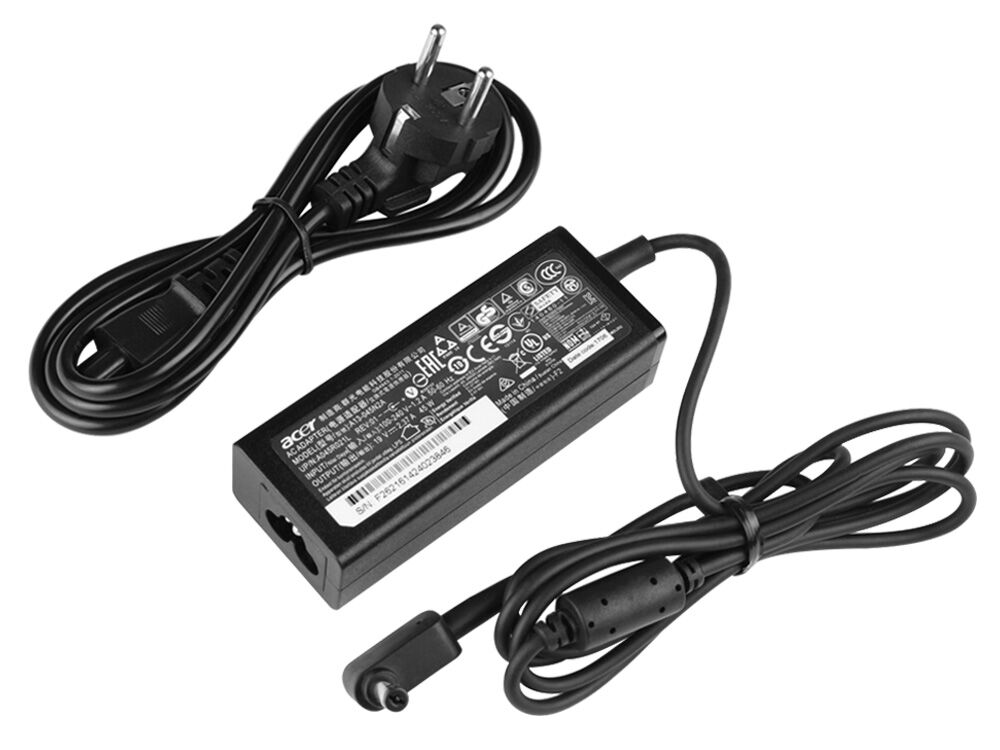 Originale 19V 2.37A 45W Acer A13-045N2A Alimentatore Adattatore + Cavo