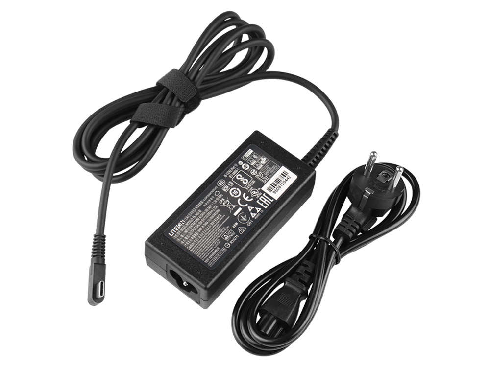 Originale 45W USB-C Acer AK.045AP.080 Alimentatore Adattatore + Cavo