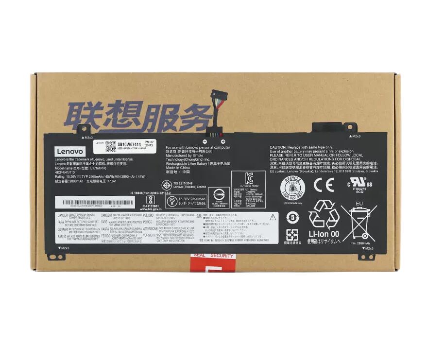 Originale 2965mAh 45Wh Batteria per Lenovo 4ICP4/41/110 Originale 2965mAh 45Wh Batteria per Lenovo 4ICP4/41/110
