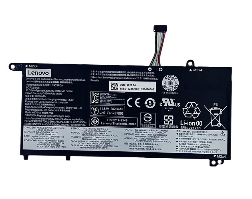 Originale 3907mAh 45Wh Lenovo L19M3PDA Batteria