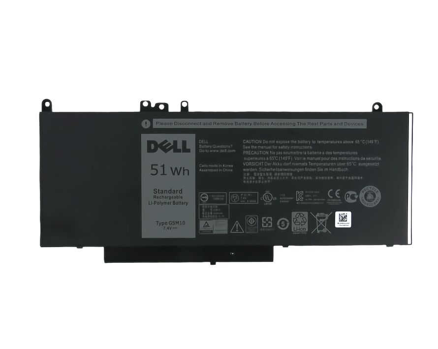 Originale 4 Cell 51Wh Dell 0C48RM 0K9GVN 0V48RM Batteria