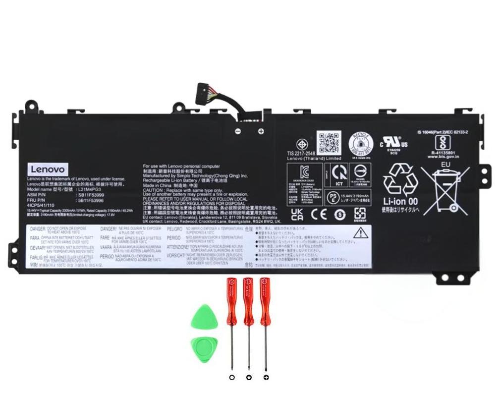 Originale 3305mAh 51Wh Lenovo 13w Yoga 82S10004MZ Batteria