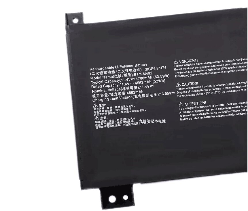 4700mAh 53.5Wh MSI Bravo 15 B5DD-079FR Batteria 4700mAh 53.5Wh MSI Bravo 15 B5DD-079FR Batteria