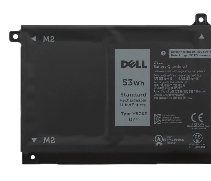 Originale 3530mAh 53Wh Batteria Dell H5CKD Originale 3530mAh 53Wh Batteria Dell H5CKD