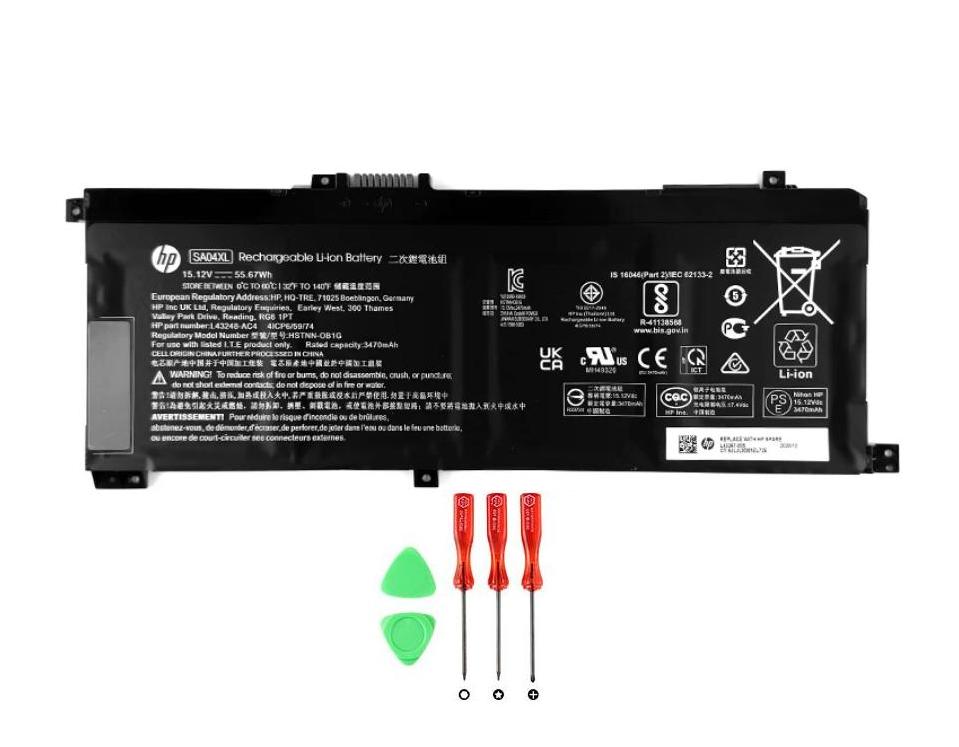 Originale 3470mAh 55.67Wh HP Envy 15-DR0000 Batteria