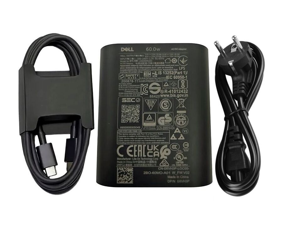 Originale 60W Type-C Dell 022JKR 22JKR Alimentatore Adattatore + Cavo