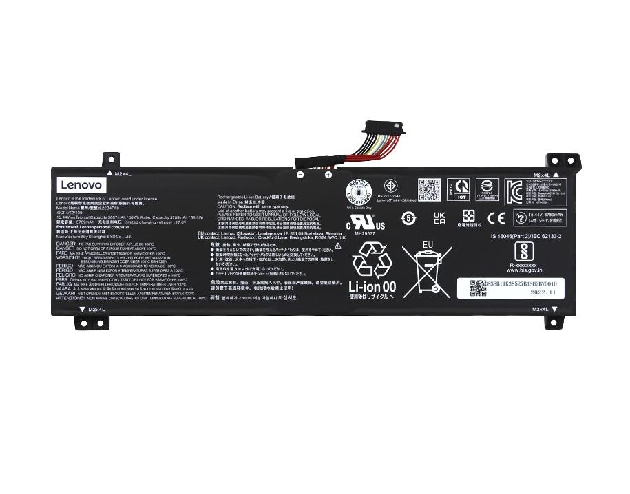 Originale 3887mAh 60Wh Lenovo 5B11K38526 5B11K38528 5B11K38529 Batteria