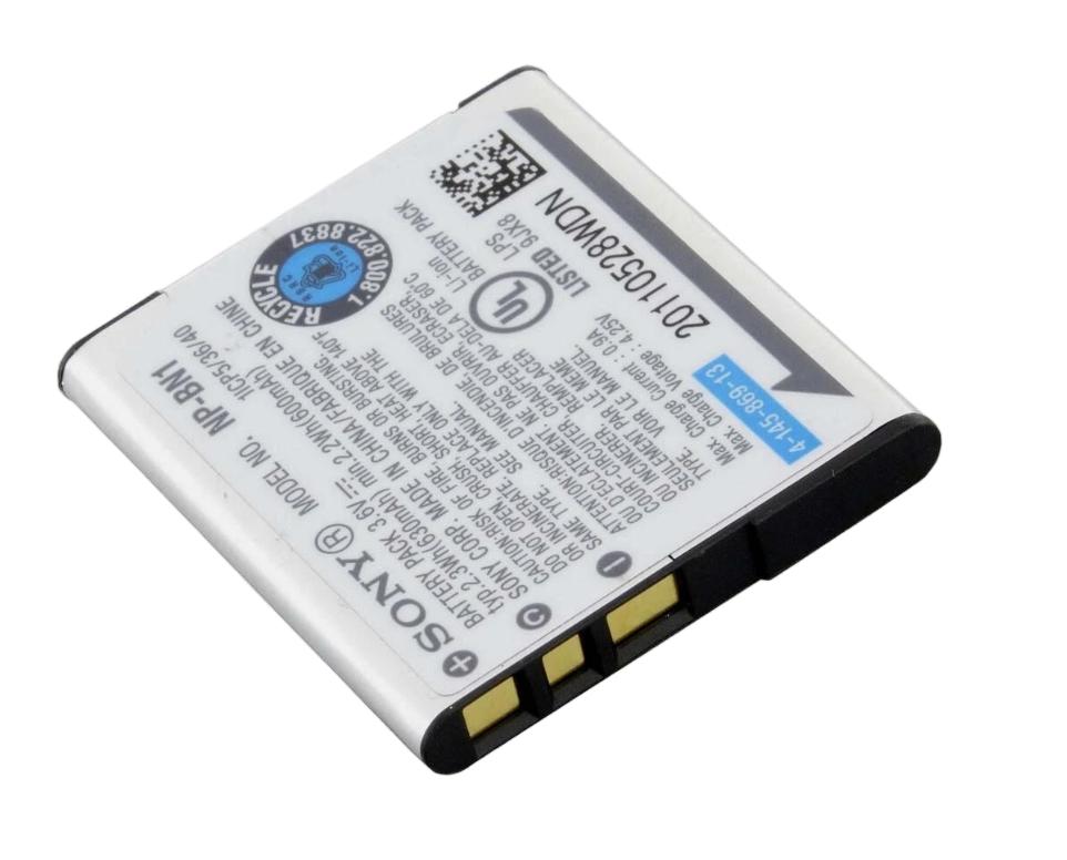 Originale 2.3Wh 630mAh Sony DSC-TX30 DSC-TX55 DSC-TX66 Batteria Originale 2.3Wh 630mAh Sony DSC-TX30 DSC-TX55 DSC-TX66 Batteria