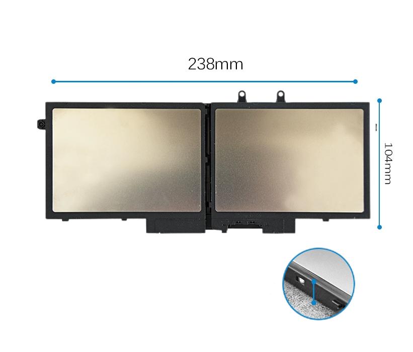 Originale 4250mAh 68Wh Dell 3HWPP Batteria Originale 4250mAh 68Wh Dell 3HWPP Batteria