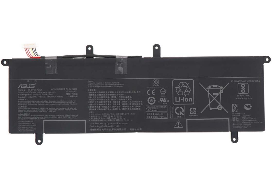 Originale 4550mAh 70Wh Asus 0B200-03520000 0B200-03520100 4ICP6/60/72 Batteria