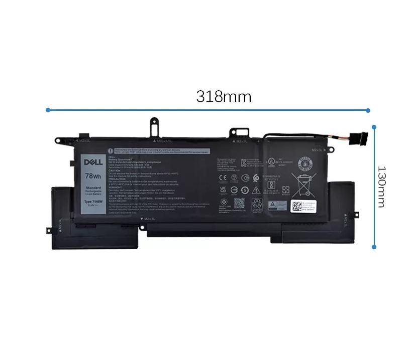Originale 6500mAh 78Wh Dell E7270 E7260 P110G002 Batteria Originale 6500mAh 78Wh Dell E7270 E7260 P110G002 Batteria