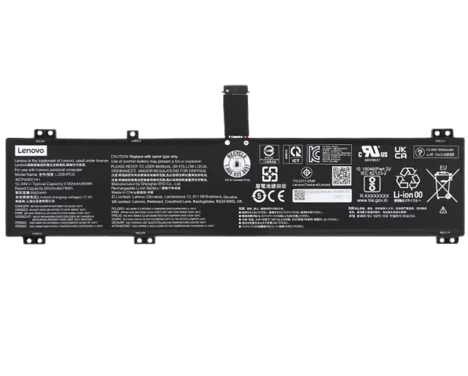 Originale 5182mAh 80Wh Lenovo 5B11K38949 Batteria