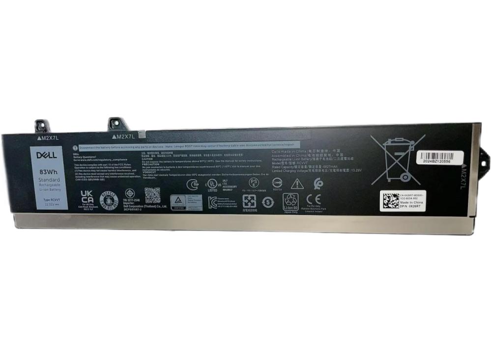 Originale 6827mAh 83Wh Dell NWDC0 0NWDC0 T6PFX Batteria