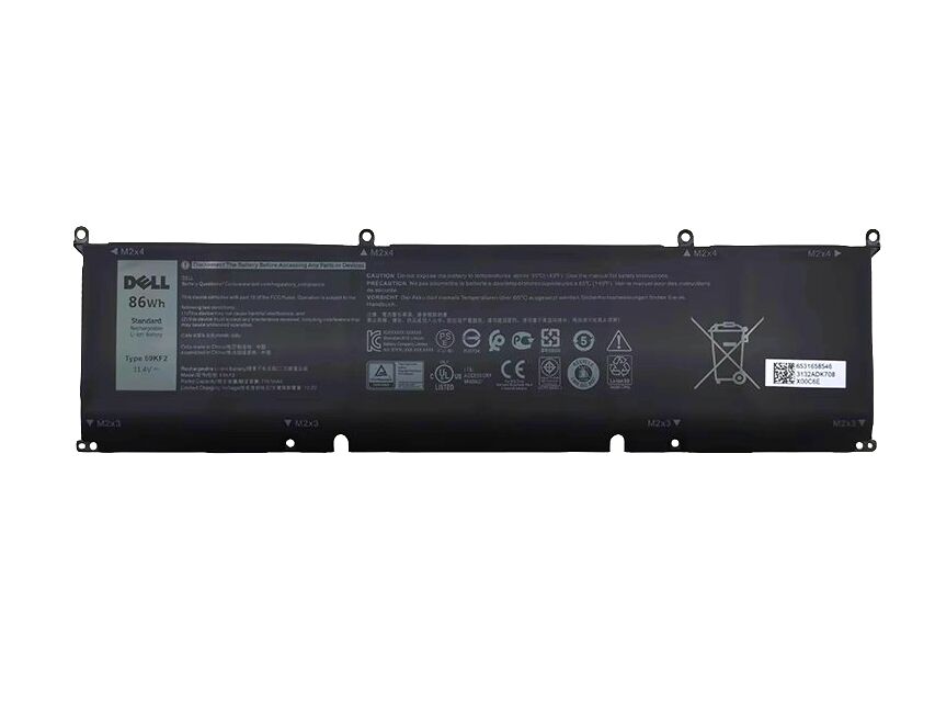 Originale 6 Cell 7167mAh 86Wh Batteria Dell 69KF2