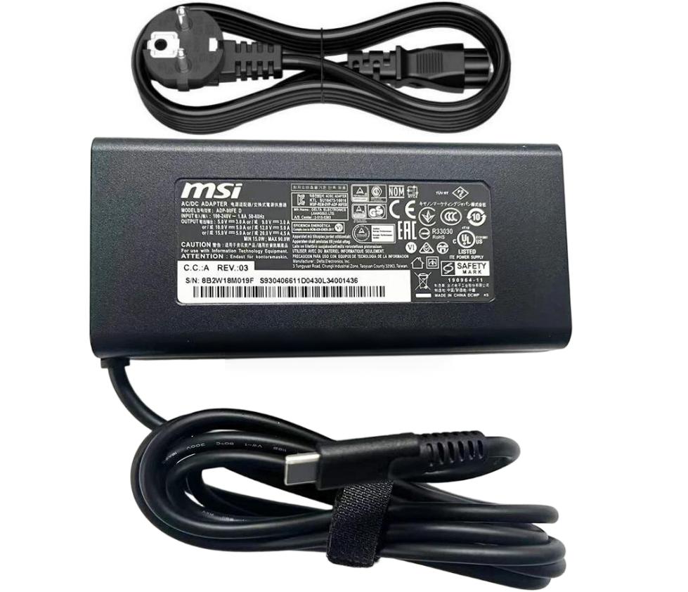 Originale 90W Type-C Delta ADP-90FE D Alimentatore Adattatore + Cavo