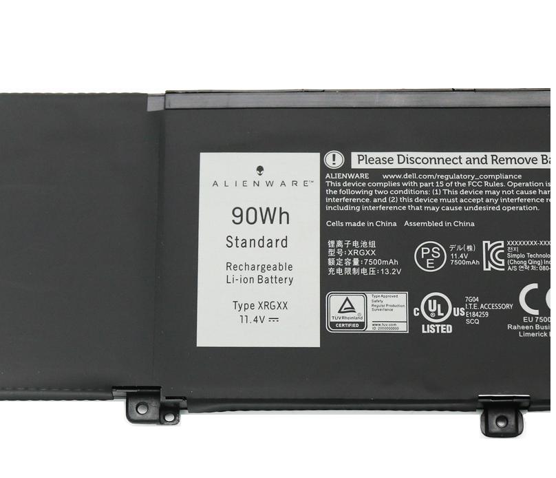 Originale 7500mAh 90Wh Dell Alienware ALW15M-R1738R Batteria Originale 7500mAh 90Wh Dell Alienware ALW15M-R1738R Batteria