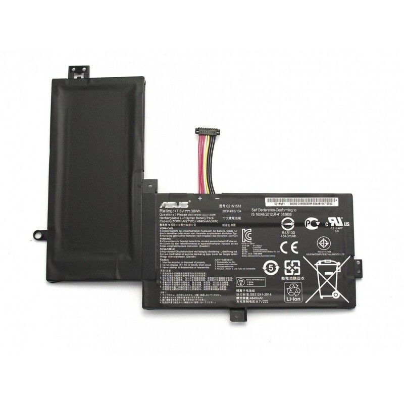 Originale 2 Cell 38Wh 5000mAh Asus TP501UA Batteria