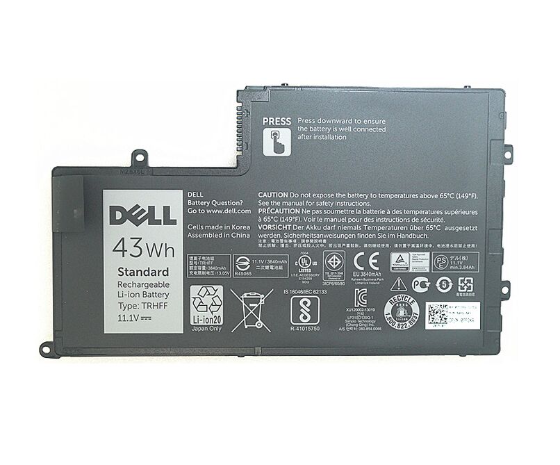 Originale 43Wh 3800mAh Dell 9HRXJ DL011307-PRR13G01 Batteria
