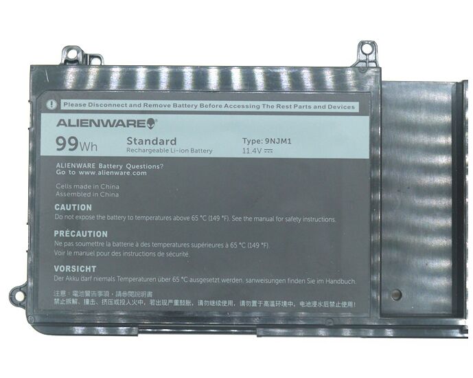 Originale 99Whr Dell ALW17C-D1748 Batteria Originale 99Whr Dell ALW17C-D1748 Batteria