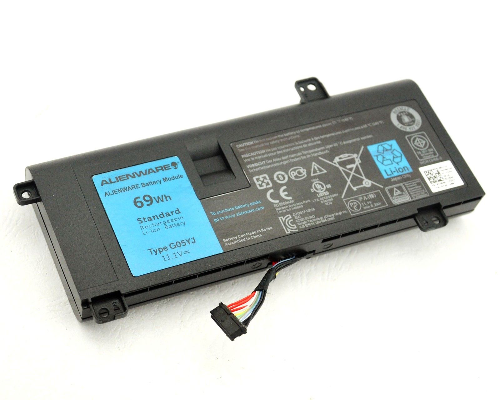 Originale 69Wh Dell Alienware M14X R3 R4 Batteria
