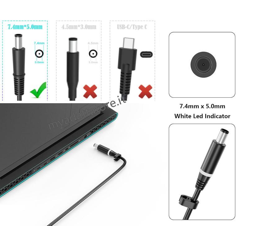 Originale 19.5V 9.23A 180W Dell 0974P7 974P7 Alimentatore Adattatore + Cavo Originale 19.5V 9.23A 180W Dell 0974P7 974P7 Alimentatore Adattatore + Cavo