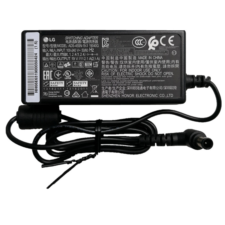 Originale 19V 2.1A 40W LG 19040G Alimentatore Adattatore + Cavo