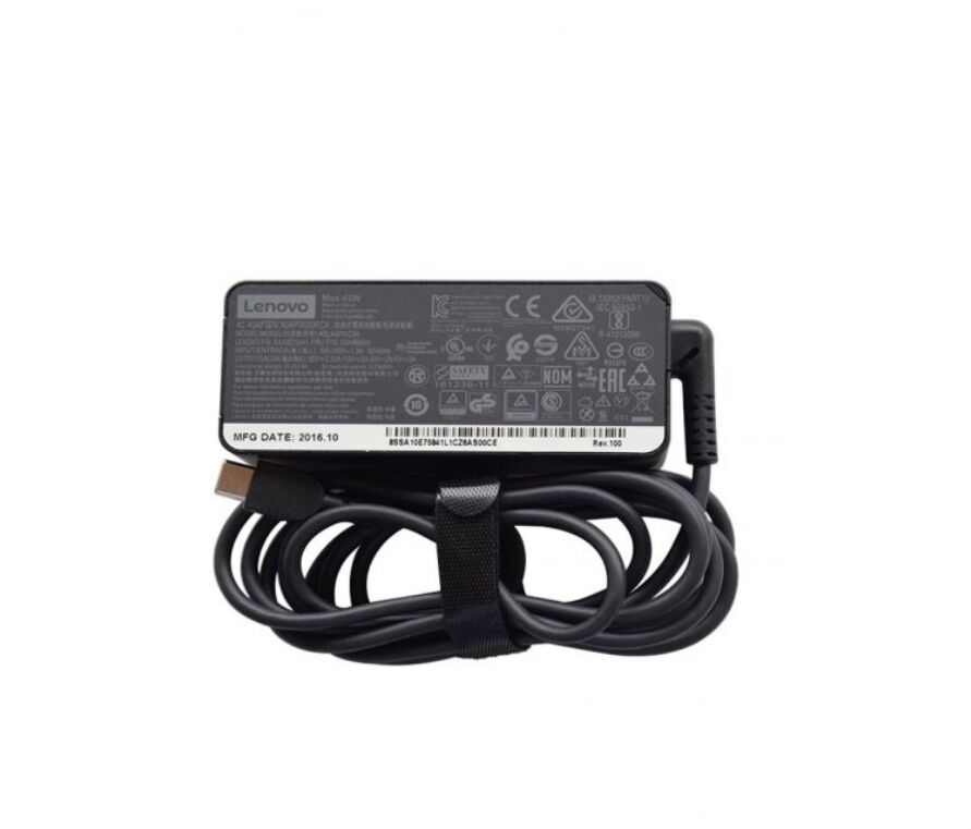 Originale 45W USB-C Alimentatore Adattatore Lenovo SA10E75825 + Cavo
