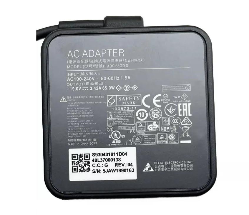 Originale 19V 3.42A 65W MSI 957-14D22P-103 Alimentatore Adattatore + Cavo Originale 19V 3.42A 65W MSI 957-14D22P-103 Alimentatore Adattatore + Cavo