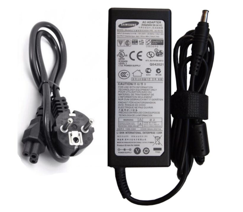 90W Samsung NP-R540-JS08 NP-R540-JS08AU NP-R540-JS08DE Adattatore