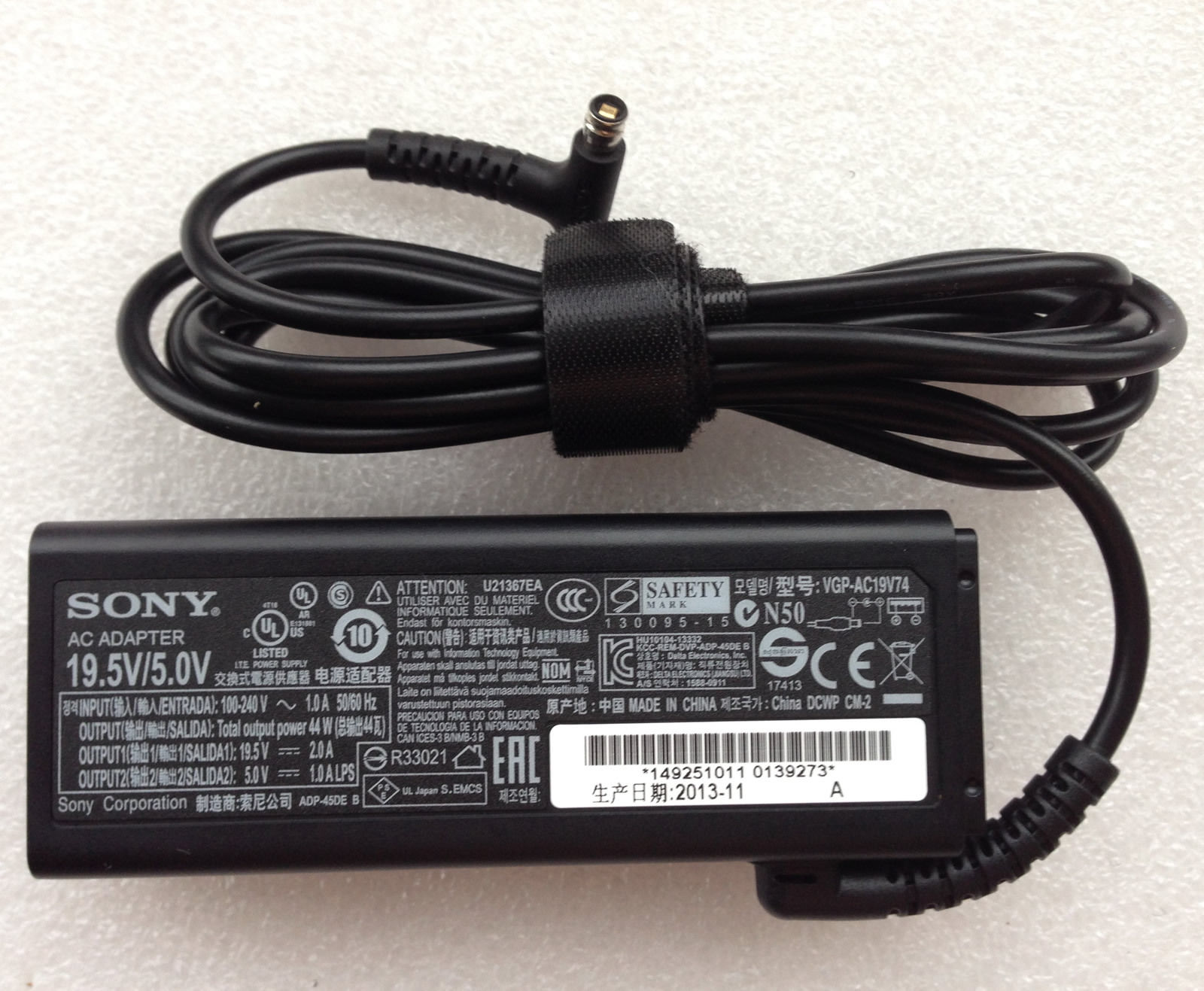 Originale 39W Sony ADP-45DE B Alimentatore Adattatore Caricabatterie Originale 39W Sony ADP-45DE B Alimentatore Adattatore Caricabatterie